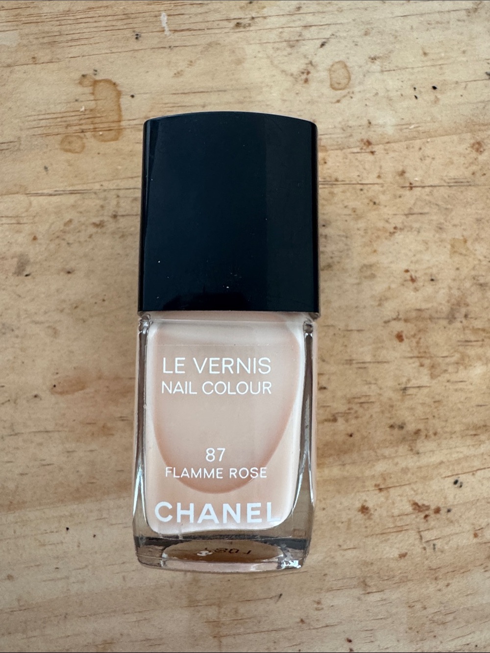 CHANEL Le Vernis Nail Colour 87 Flamme Rose - Soft Rose Beige OPEN BOX BRAND NEW